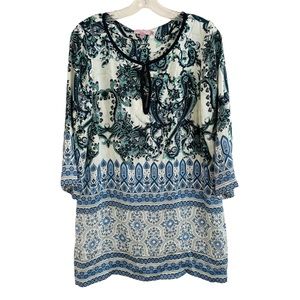 Calypso St Barth Silk Tunic Dress Size Medium